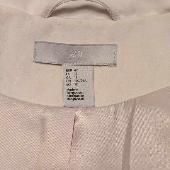 Brushed-finish twill trench coat Size 12 - Limited Time Sale - Picture 9 of 9